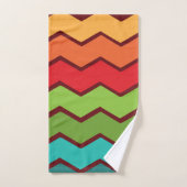 Zigzag des années 1970 (Serviette à main)