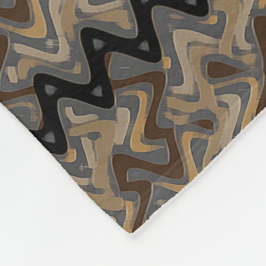 Zigzag Fleece Blanket (Hoek)