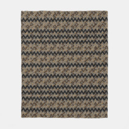 Zigzag Fleece Blanket Deken