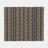 Zigzag Fleece Blanket Deken (Voorkant (Horizontaal))