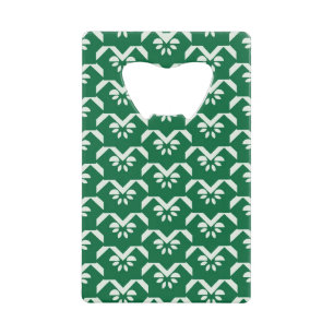 Zigzag floral vert