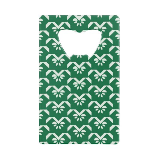 Zigzag floral vert (Devant)