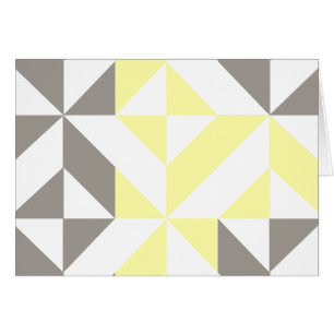 ZigZag géométrique jaune et argent