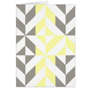 ZigZag géométrique jaune et argent