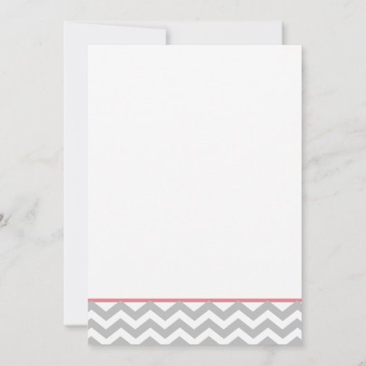 Zigzag grijs en roze kaart (Achterkant)