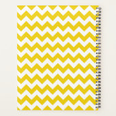 Zigzag Jaune, Chevron Jaune, Votre Nom (Dos)