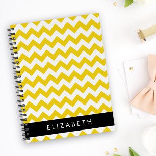 Zigzag Jaune, Chevron Jaune, Votre Nom