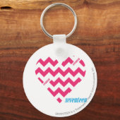 ZigZag Magenta 3 Sleutelhanger (Voorkant)