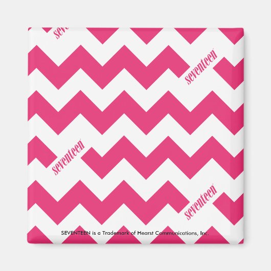 ZigZag Magenta Magneet (Voorkant)