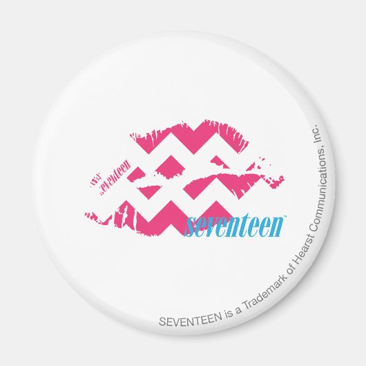 ZigZag Magenta Magneet (Voorkant)