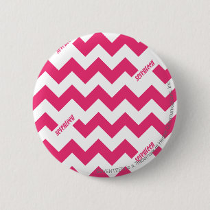 ZigZag Magenta Ronde Button 5,7 Cm