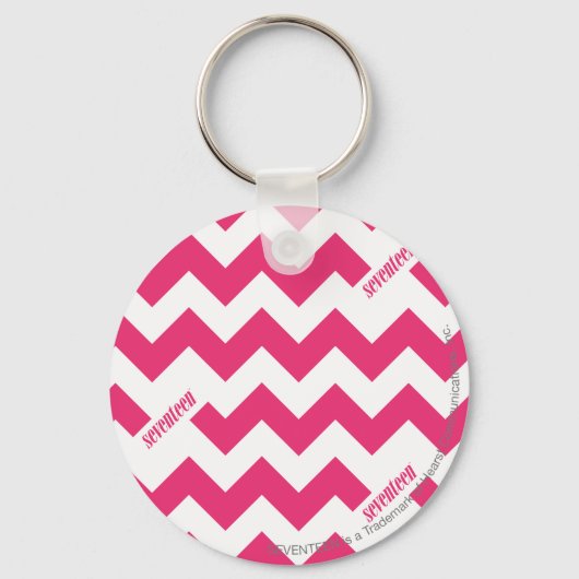 ZigZag Magenta Sleutelhanger (Voorkant)