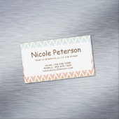 Zigzag Mammie Calling Card Visitekaartje Magneet (Voorbeeld)