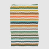 Zigzag Multicolor Pattern   Golfhanddoek (Voorkant)