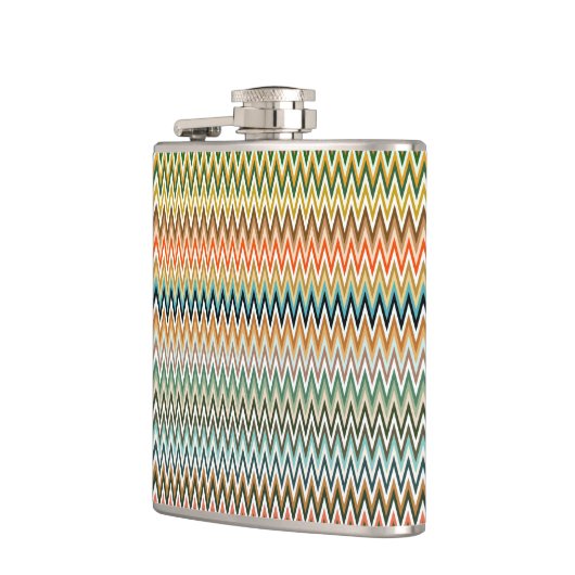 Zigzag Multicolor Pattern Heupfles (Links)