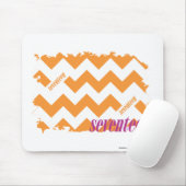 ZigZag Oranje 4 Muismat (Met muis)