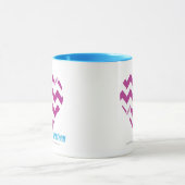 ZigZag Paars 2 Mok (Midden)