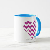 ZigZag Paars 2 Mok (Voorkant rechts)