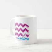 ZigZag Paars 3 Koffiemok (Voorkant links)