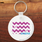 ZigZag Paars 3 Sleutelhanger (Voorkant)