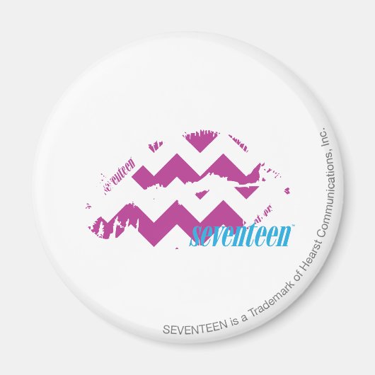 ZigZag Paars Magneet (Voorkant)