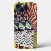Zigzag Patchwork Collage Case-Mate iPhone Case (Achterkant)