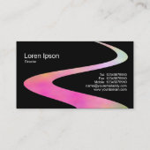 ZigZag Path - Cosmic Path - zwart Visitekaartje (Achterkant)