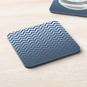 ZIGZAG patroon - grijze gradiënten + uw rug. Drankjes Onderzetter