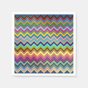 ZIGZAG patroon - kleur + uw ideeën Servetten