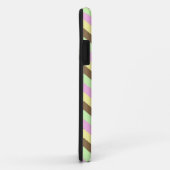 Zigzag patroon (roze, groen, geel en bruin) Case-Mate iPhone case (Achterkant/rechts)