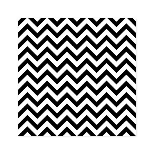 ZIGZAG-patroon - zwart + uw achtergrond en ideeën Rubberstempel (Afrduk)
