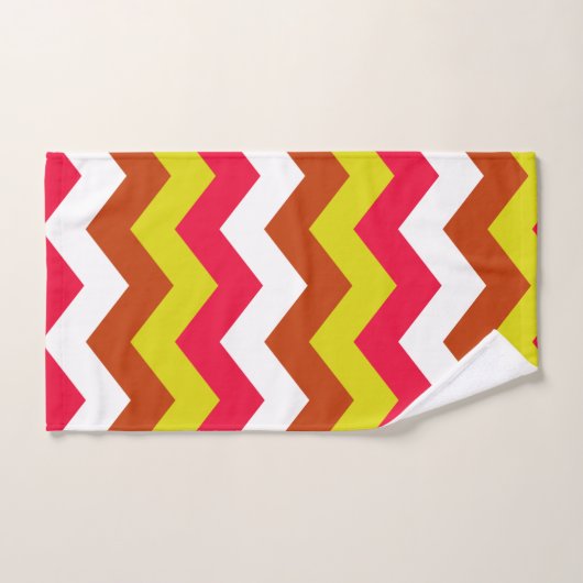 ZIGZAG PATTERN. (Serviette à main)