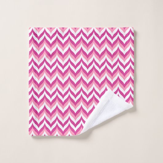 Zigzag Pattern Bad Handdoek (Wasdoekje)