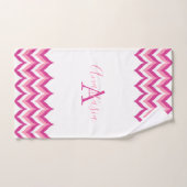 Zigzag Pattern Bad Handdoek (Handdoek)