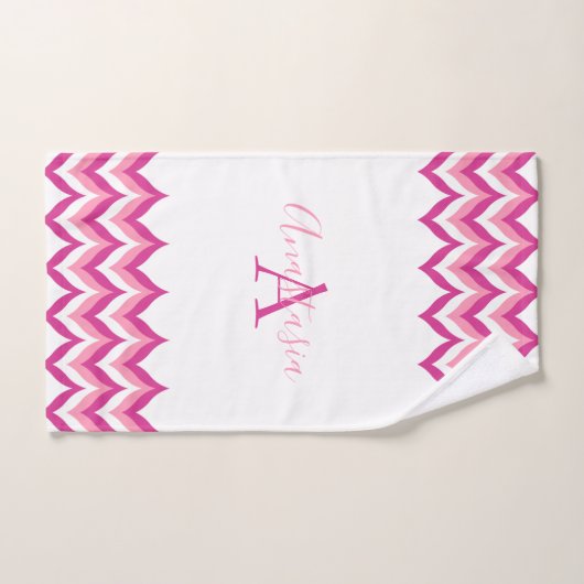 Zigzag Pattern Bad Handdoek (Handdoek)