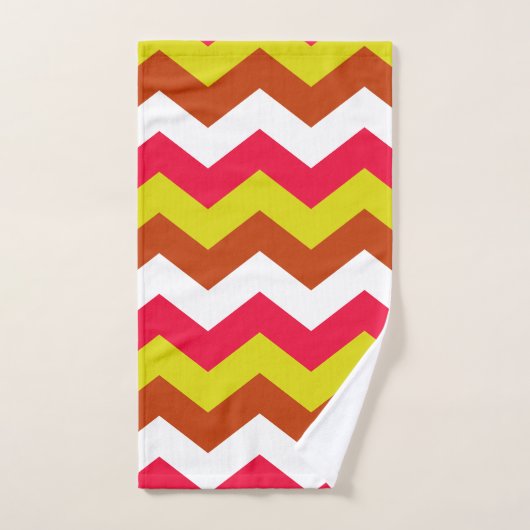 ZIGZAG PATTERN. BAD HANDDOEK (Handdoek)