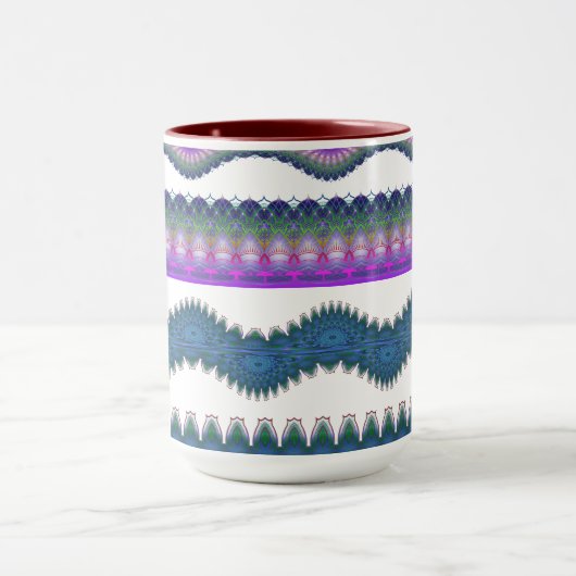 Zigzag Pattern Coffee Mug (Centre)