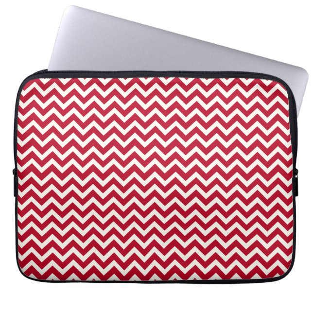 Zigzag Pattern Electronics Bag Laptop Sleeve (Voorkant)
