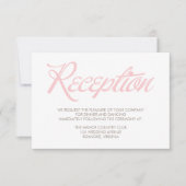 Zigzag Pattern Reception Card Kaart (Voorkant)