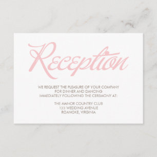 Zigzag Pattern Reception Card Kaart
