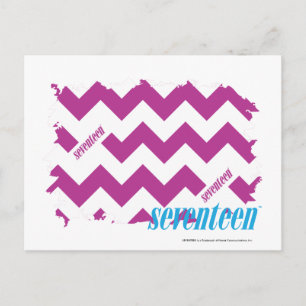 ZigZag Purple 3 Briefkaart