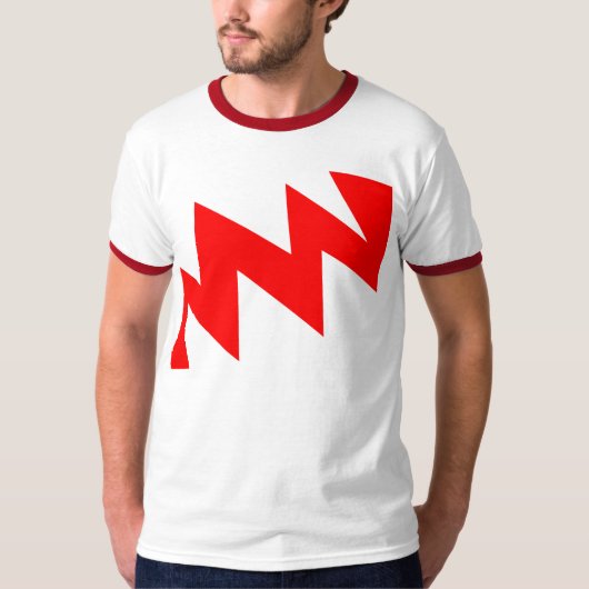 ZigZag - Rood T-shirt (Voorkant)