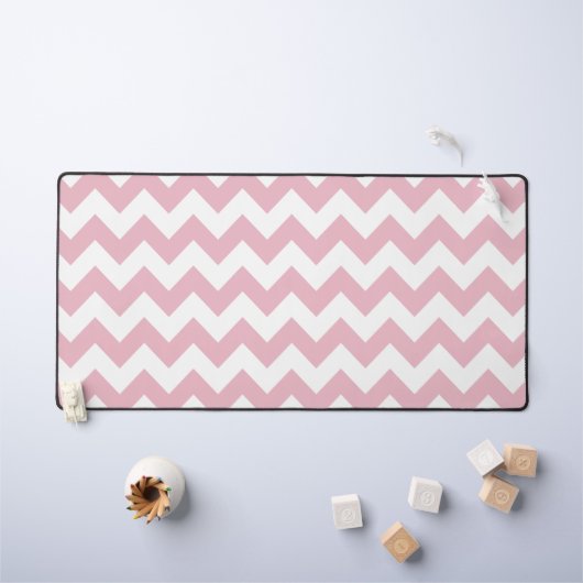 Zigzag rose, Chevron rose, Motif géométrique (Tableau pour enfants)