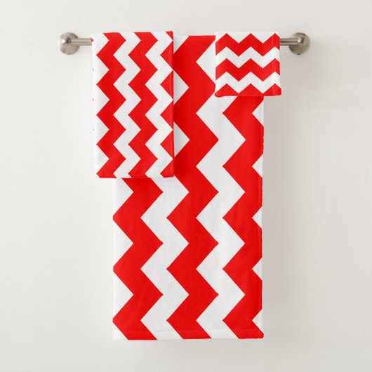 Zigzag rouge écarté (En situation)