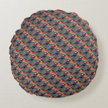 "ZigZag" Round Cushion