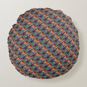 "ZigZag" Round Cushion Rond Kussen