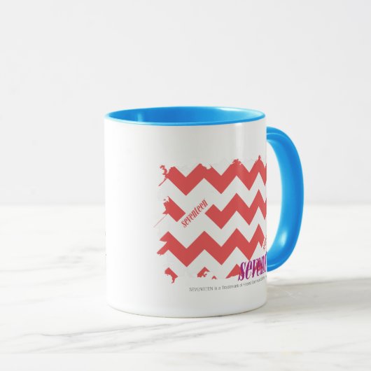 ZigZag Roze 2 Mok (Voorkant rechts)