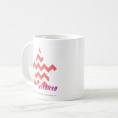 ZigZag Roze 4 Koffiemok (Voorkant links)