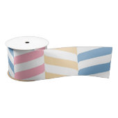 Zigzag roze blauwe pastelkleurige minomoderne lint (Spoel)