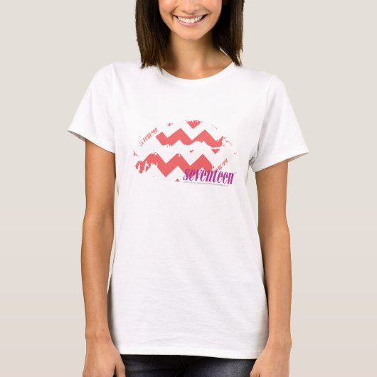 ZigZag roze T-shirt (Voorkant)